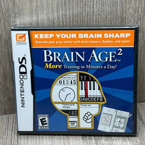 2007 Brain Age 2: More Training in Minutes a Day-Nintendo DS Touch Generations